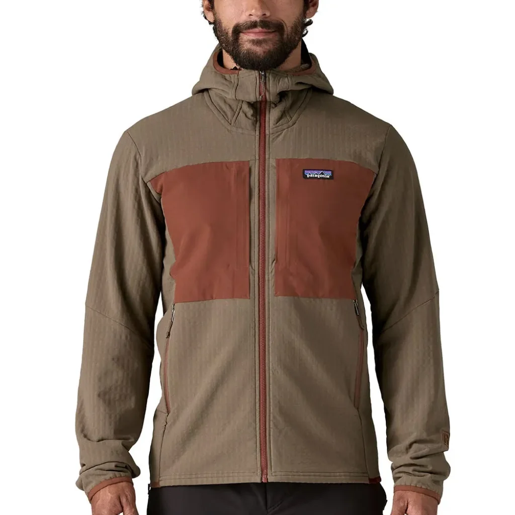 PATAGONIA R2 TechFace Hoody /marlow brown