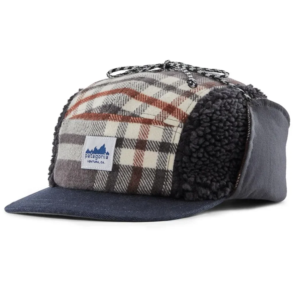 PATAGONIA Range Earflap Cap /catch ink black