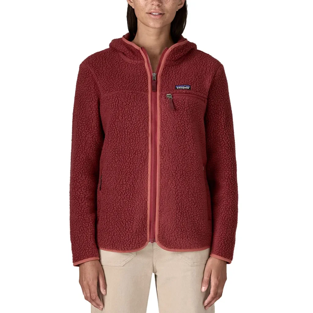 PATAGONIA Retro Pile Hoody W /sequoia red