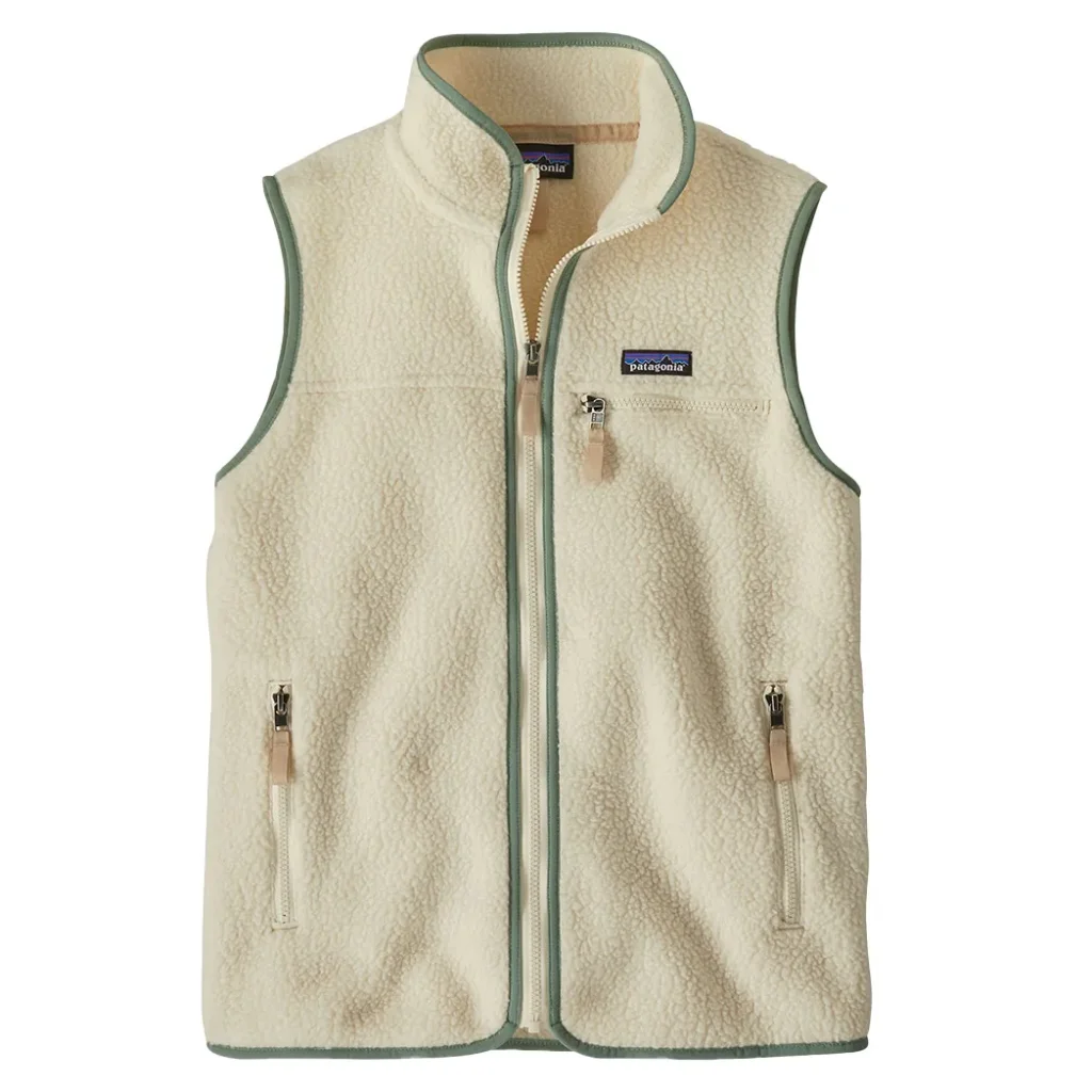 PATAGONIA Retro Pile Vest W /pelican ellwood green