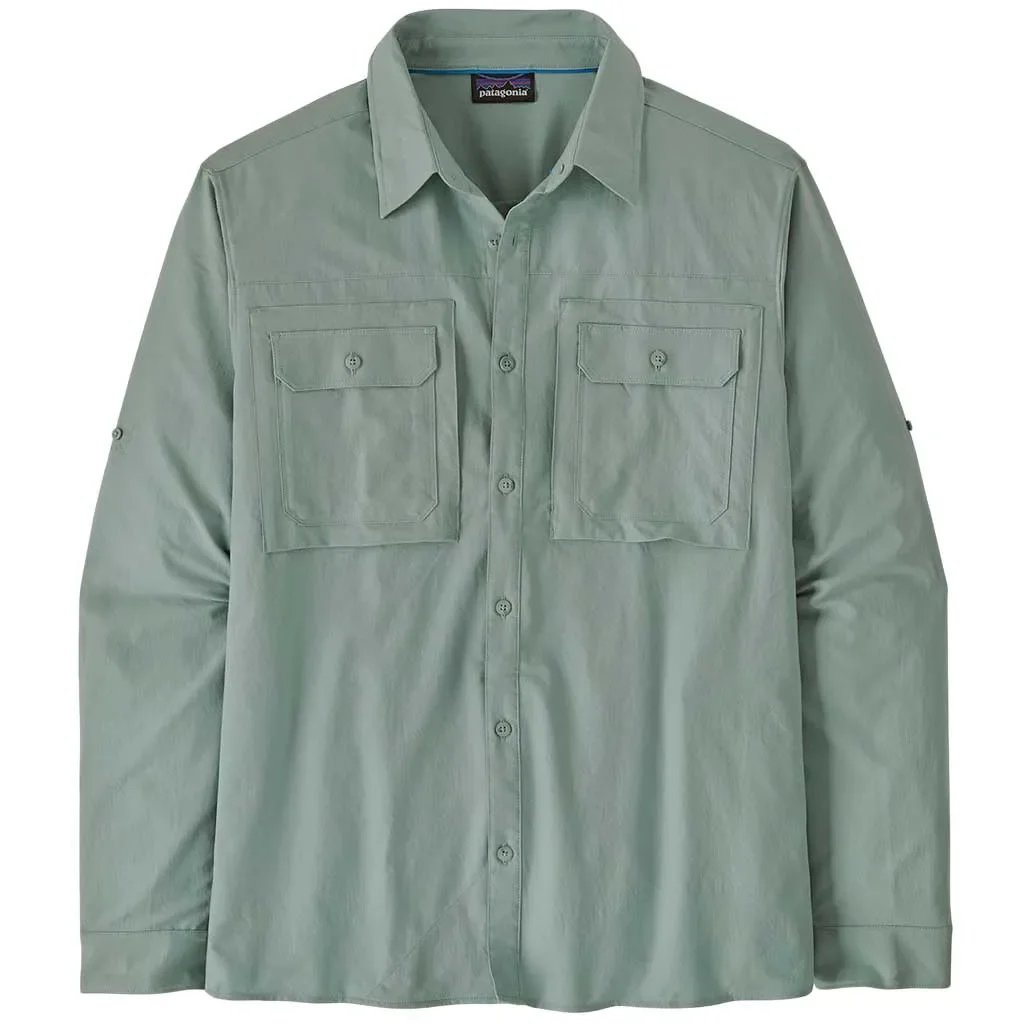 PATAGONIA Self Guided Sun L/s Chemise /thermal bleu