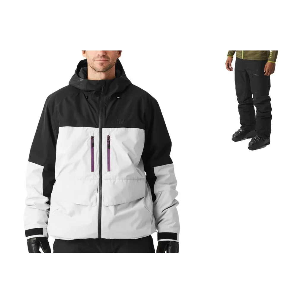 PICTURE ORGANIC Akna Jacket /vapor grey + PICTURE ORGANIC Picture Object Gore Tex Pants /black