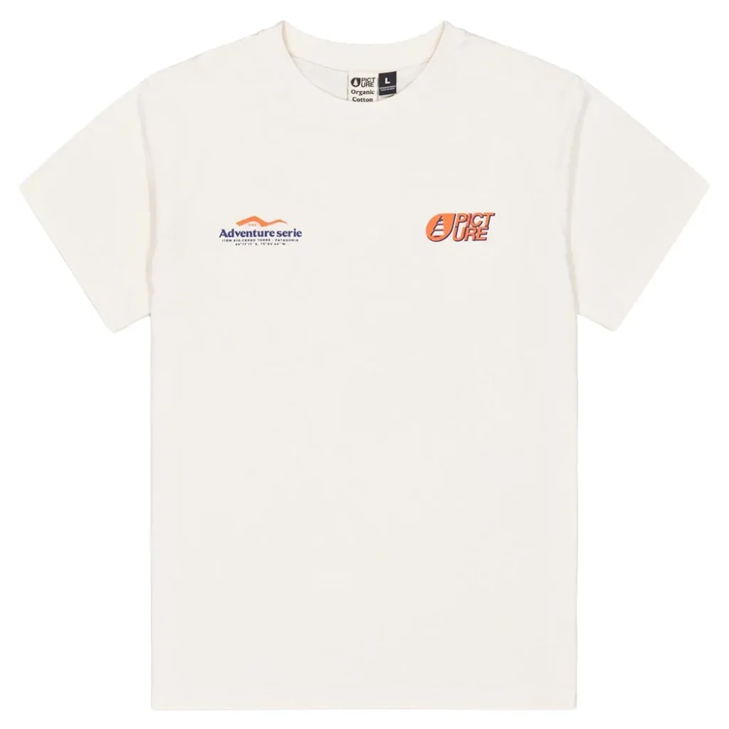 PICTURE ORGANIC D&S Patagonie Tee /naturel blanc
