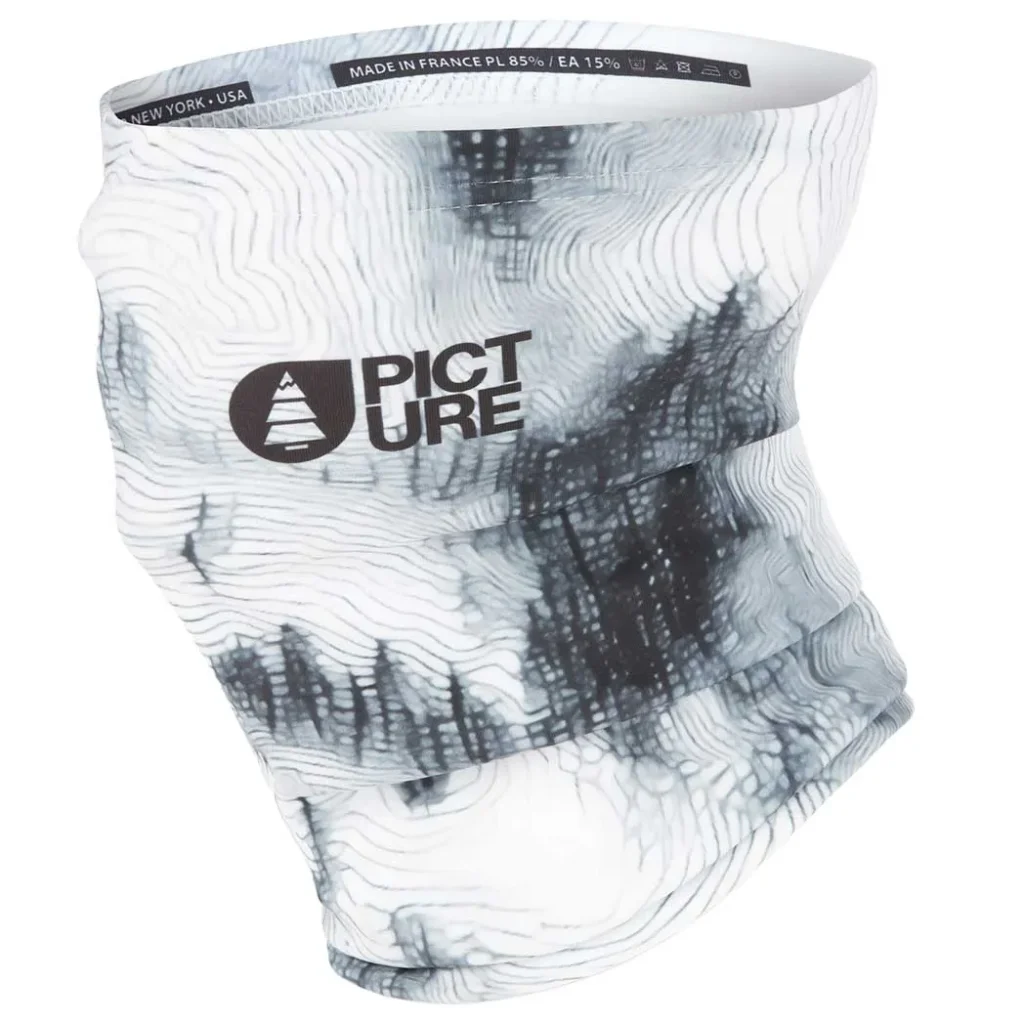 PICTURE ORGANIC Neckwarmer /snowy pine print