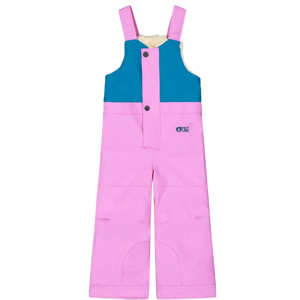 PICTURE ORGANIC Snowy Toddler Bib Pants /super pink