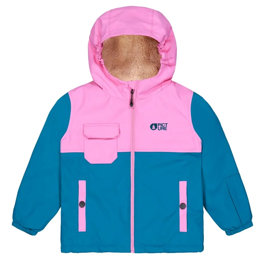 PICTURE ORGANIC Snowy Toddler Veste /super rose