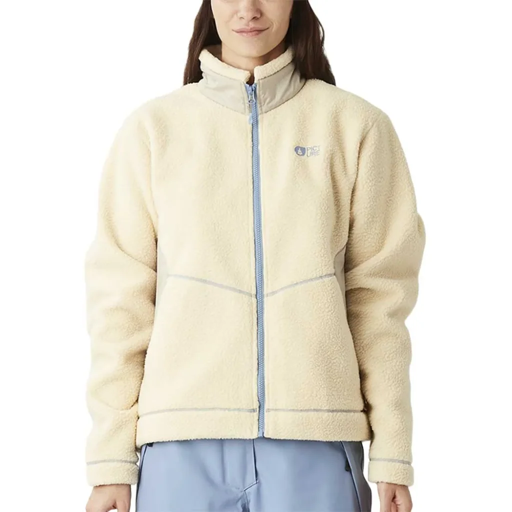 PICTURE ORGANIC Zelkova Zip Fleece W /wood ash