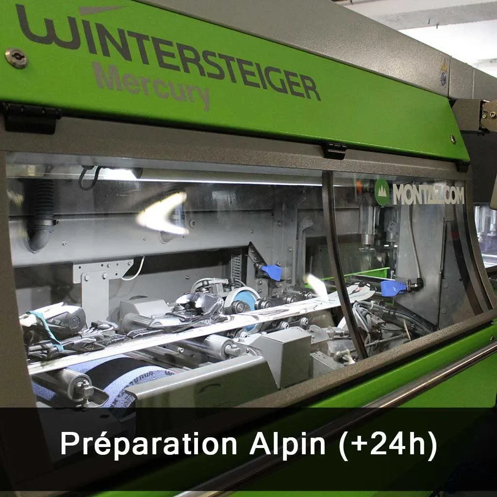 Préparation Alpin : Affûtage + Structuration + Fartage (+24h)