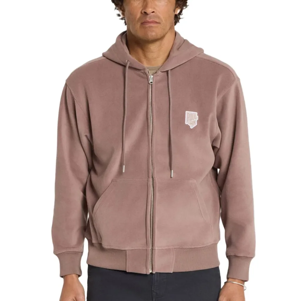 PULL IN Hoodie Zip /sherpabrown