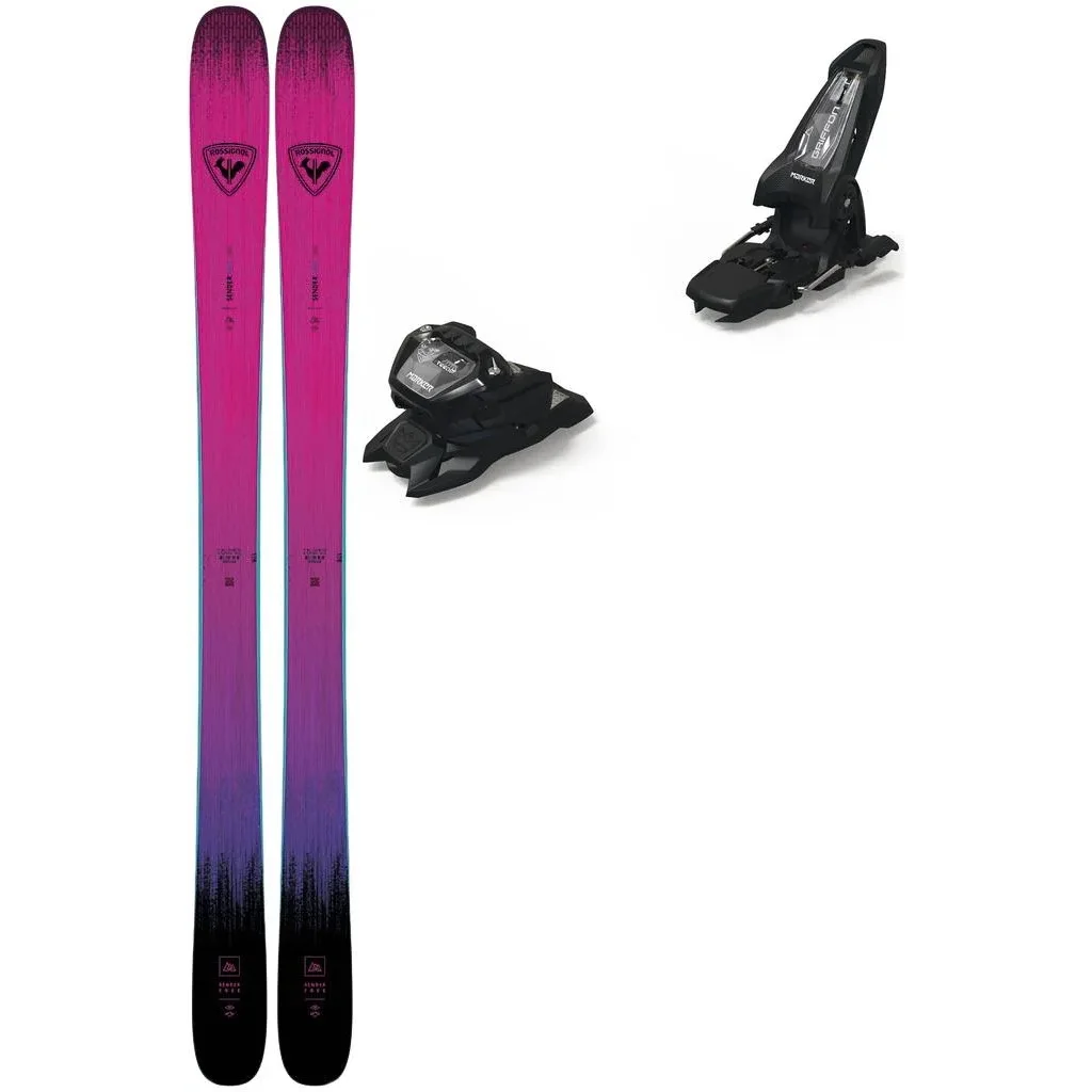 ROSSIGNOL Sender Free 100 + Fix MARKER Griffon 13 ID /black