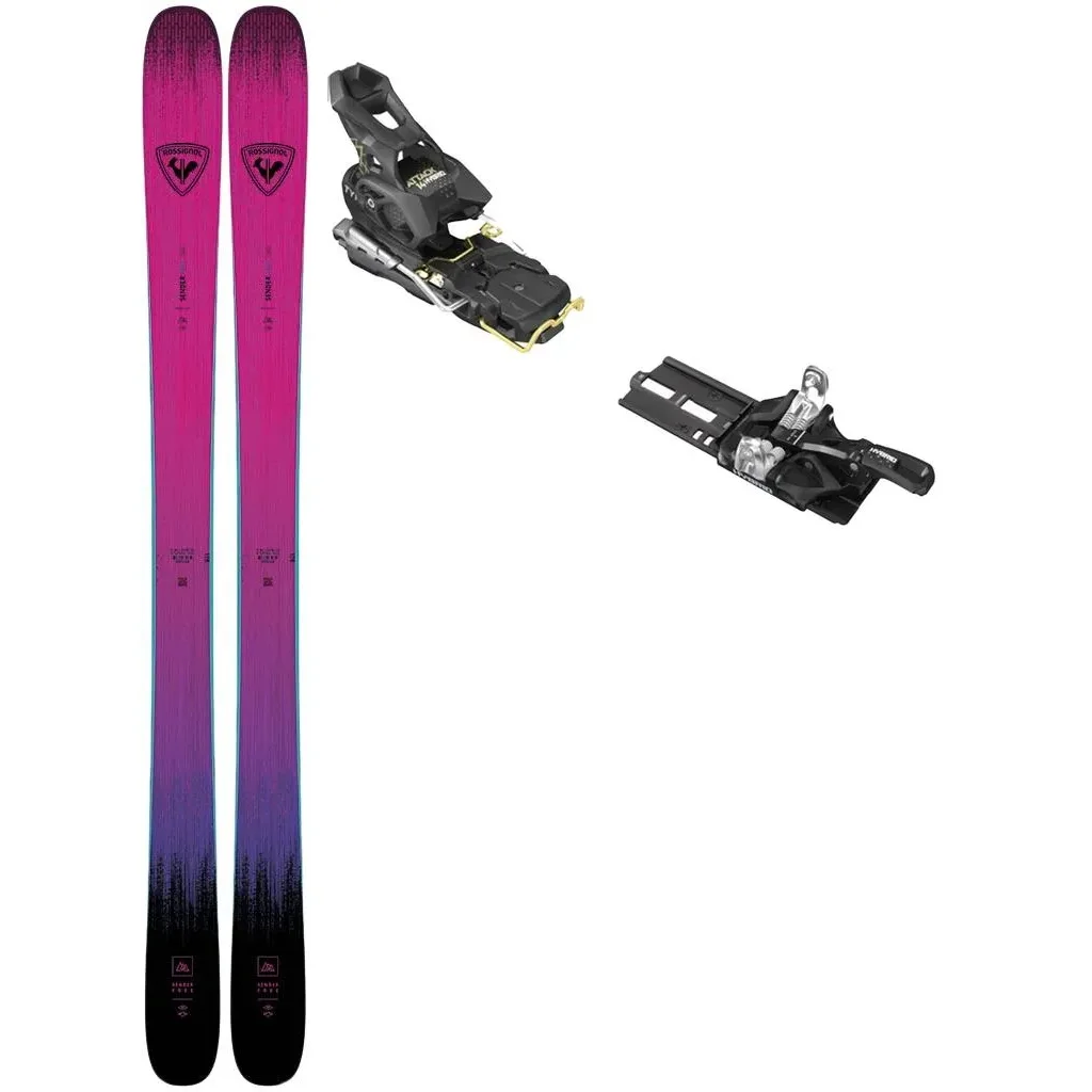 ROSSIGNOL Sender Free 100 + Fix TYROLIA Attack Hybrid 14 Mn /frein 110mm