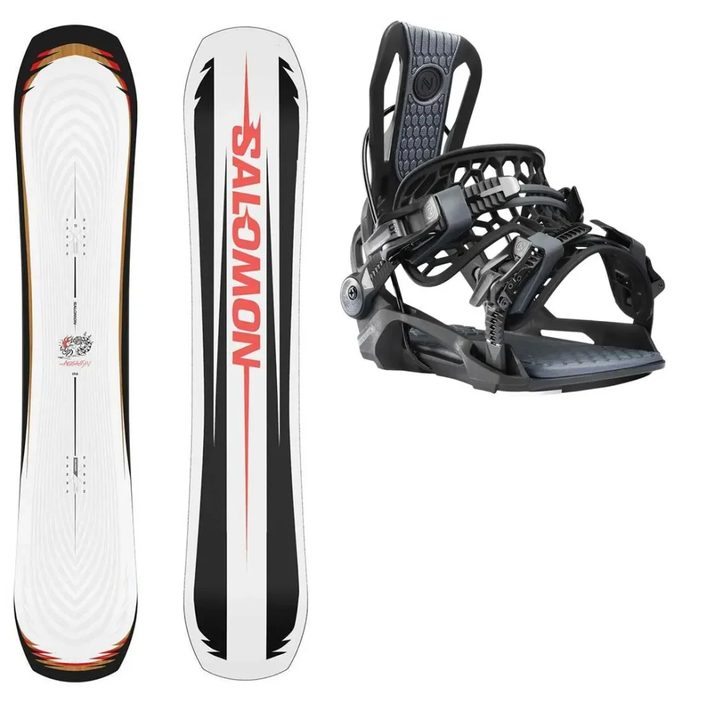 SALOMON Assassin + Fix NIDECKER Flow Fenix /black