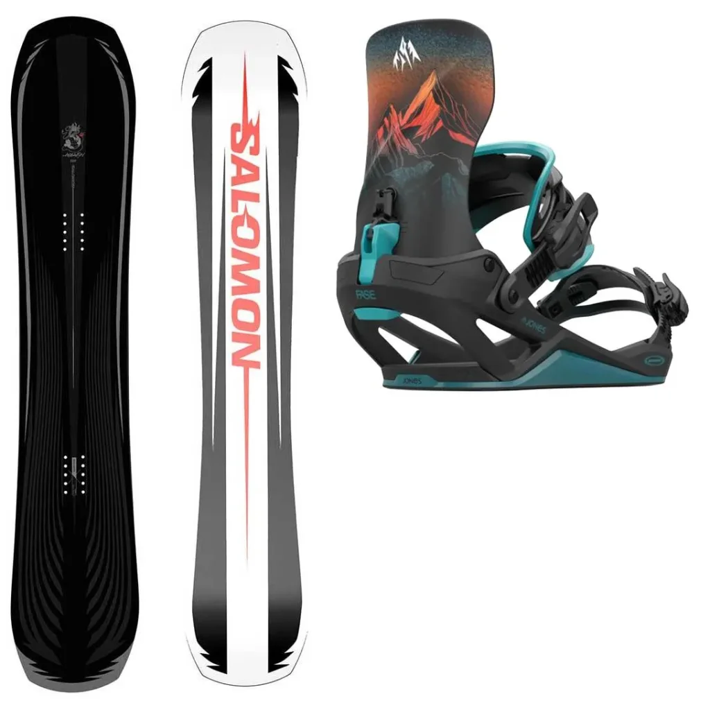 SALOMON Assassin Pro + Fix JONES Mercury Fase Blue Art