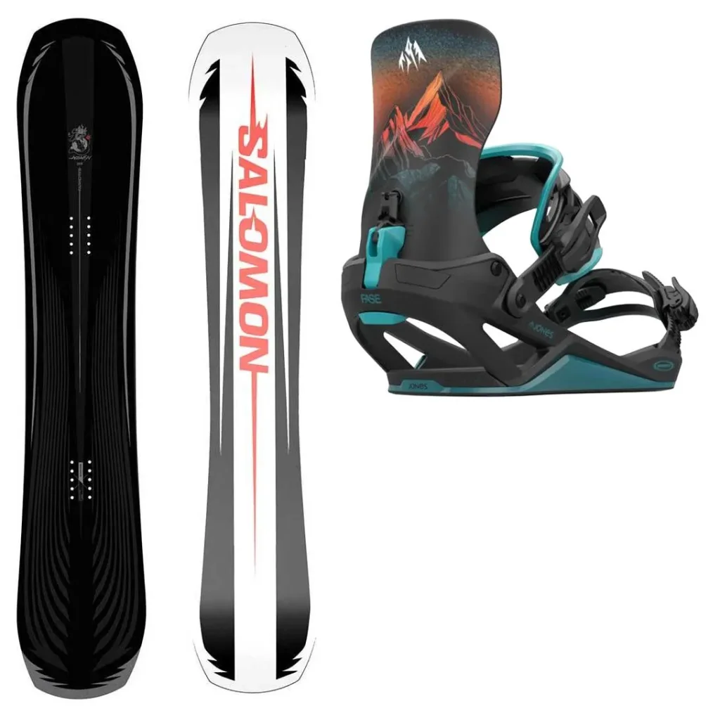 SALOMON Assassin Pro Wide + Fix JONES Mercury Fase Blue Art