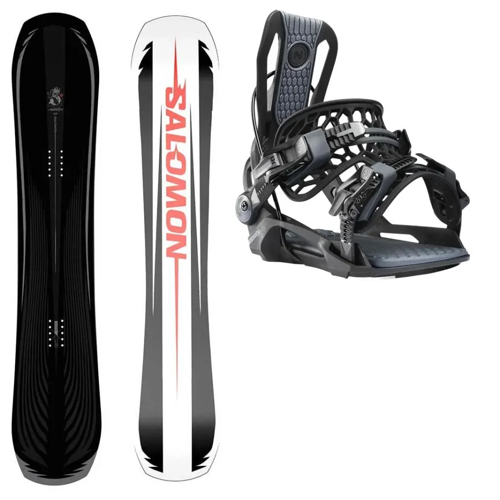 SALOMON Assassin Pro Wide + Fix NIDECKER Flow Fenix /black