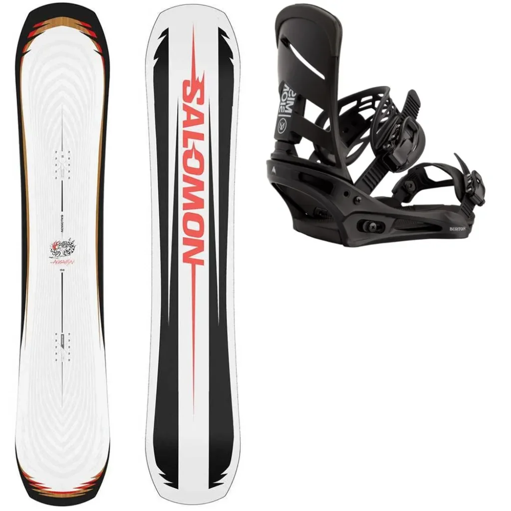 SALOMON Assassin Wide + Fix BURTON Mission /noir