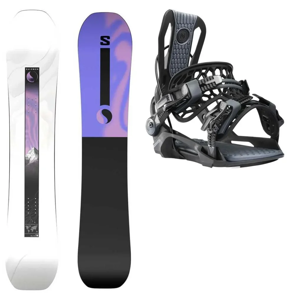 SALOMON Bliss + Fix NIDECKER Flow Fenix /black