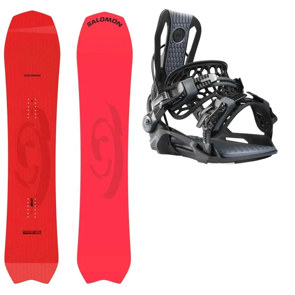 SALOMON Dancehaul + Fix NIDECKER Flow Fenix /black