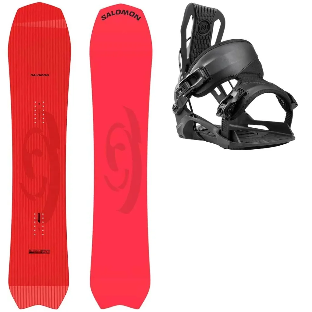 SALOMON Dancehaul + Fix NIDECKER Flow Nexus /black