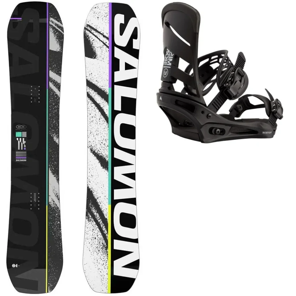SALOMON Huck Knife Pro + Fix BURTON Mission /noir