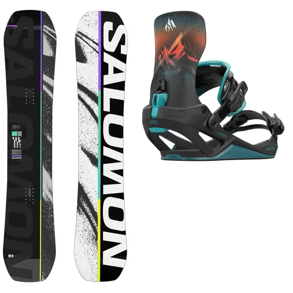 SALOMON Huck Knife Pro + Fix JONES Mercury Fase Blue Art