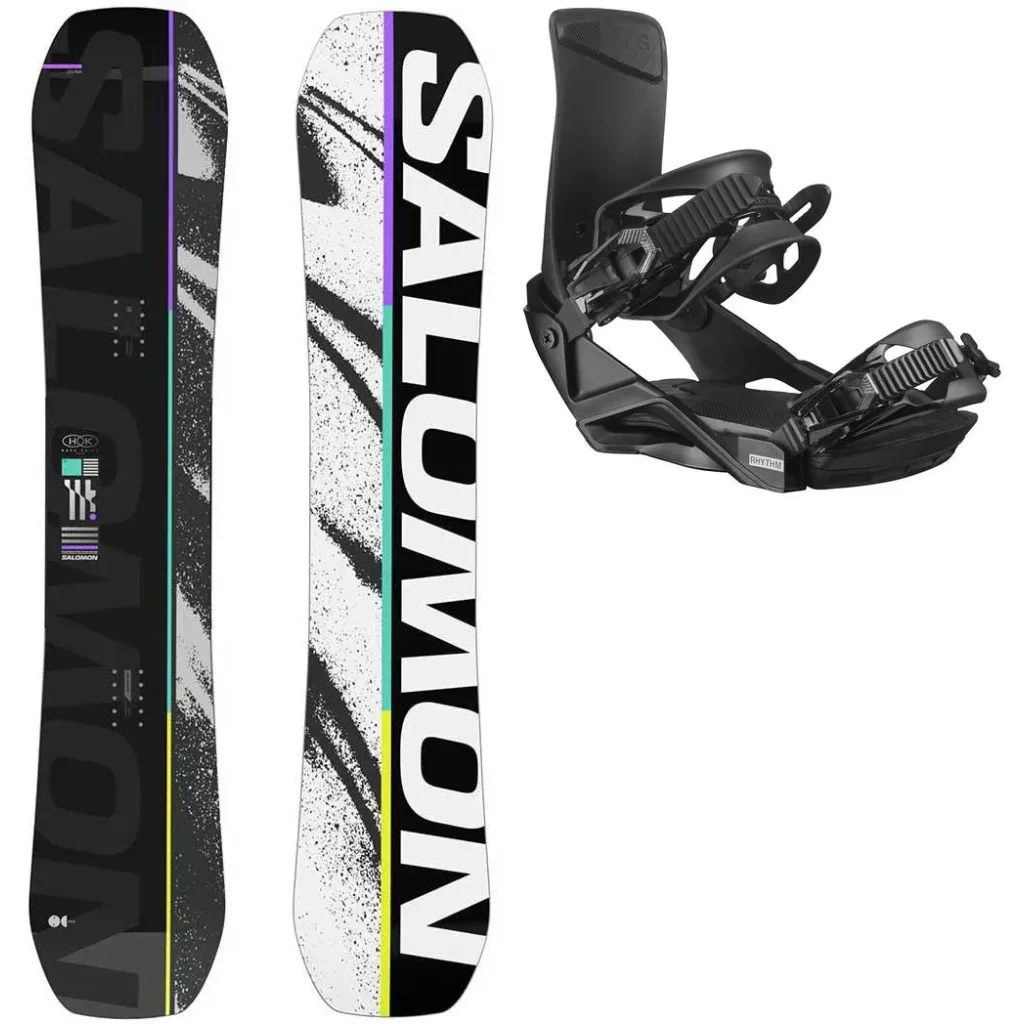 SALOMON Huck Knife Pro Wide + Fix SALOMON Rhythm /noir