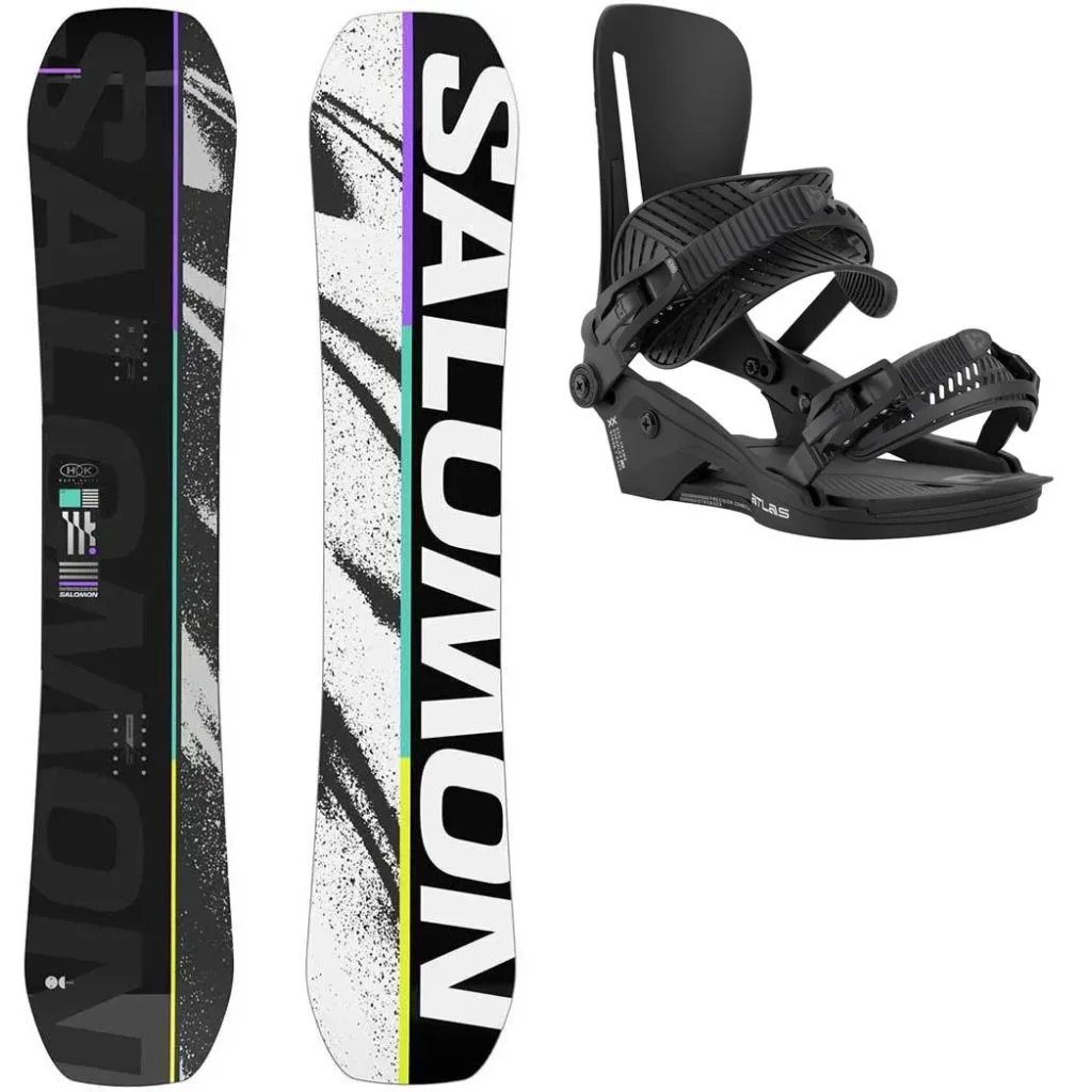 SALOMON Huck Knife Pro Wide + Fix UNION Atlas /black