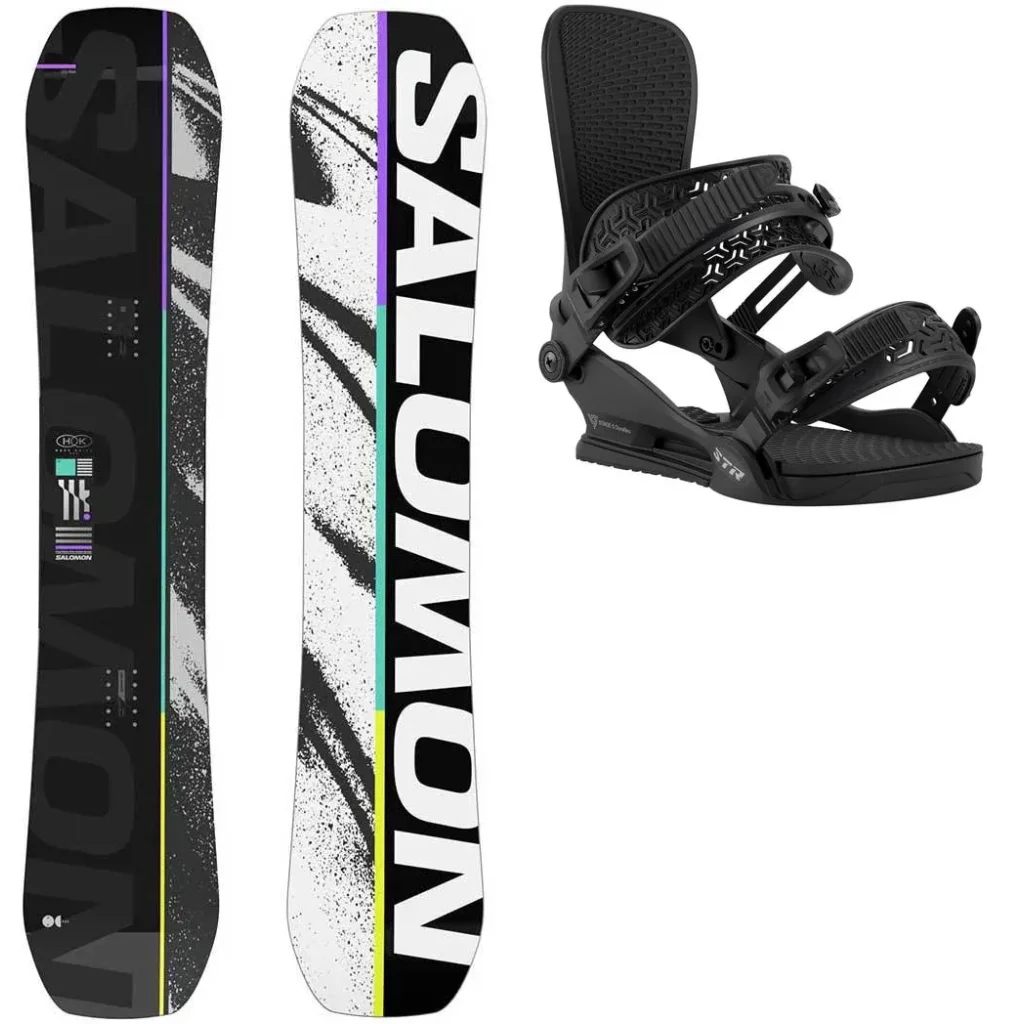 SALOMON Huck Knife Pro Wide + Fix UNION Str /noir