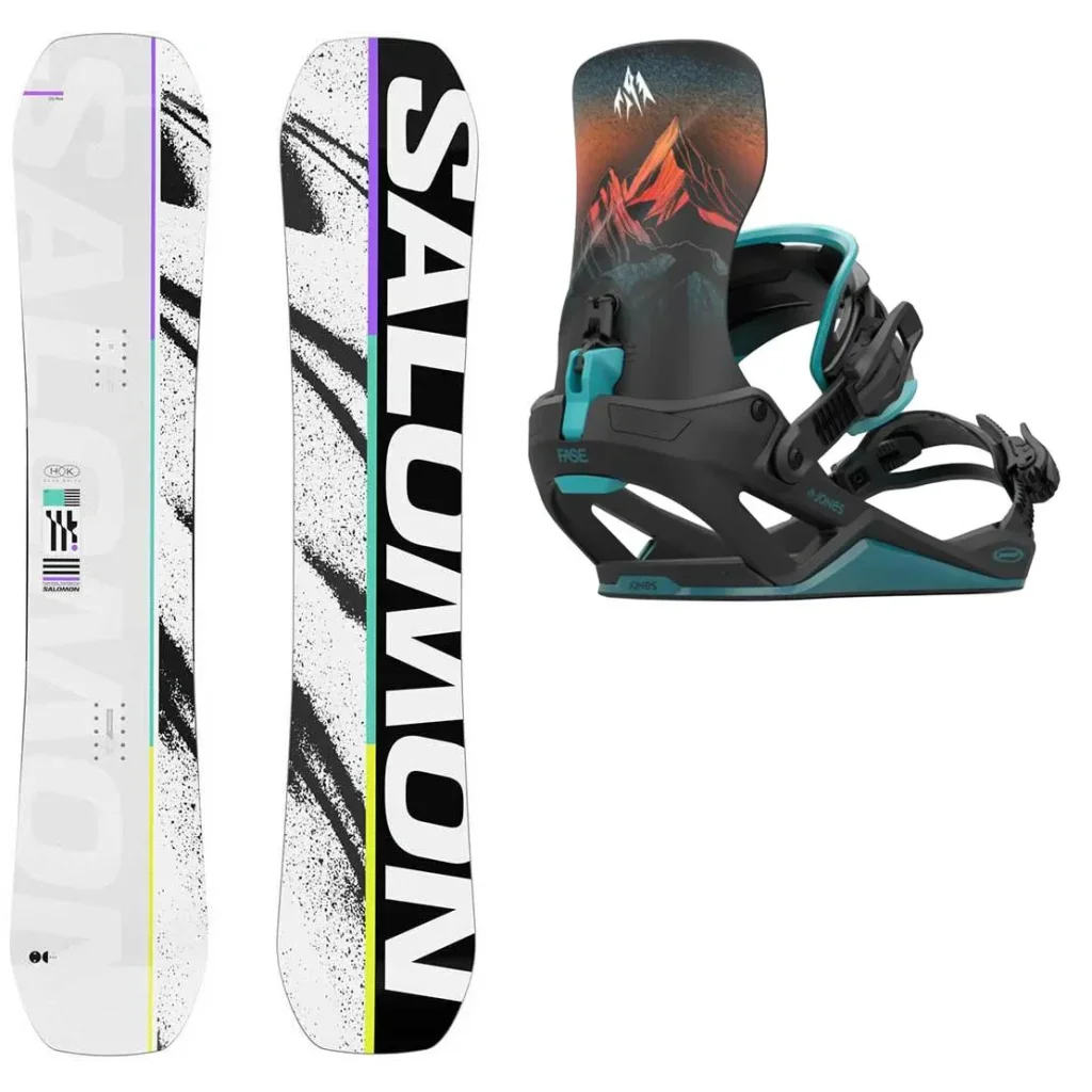 SALOMON Huck Knife Wide + Fix JONES Mercury Fase Blue Art