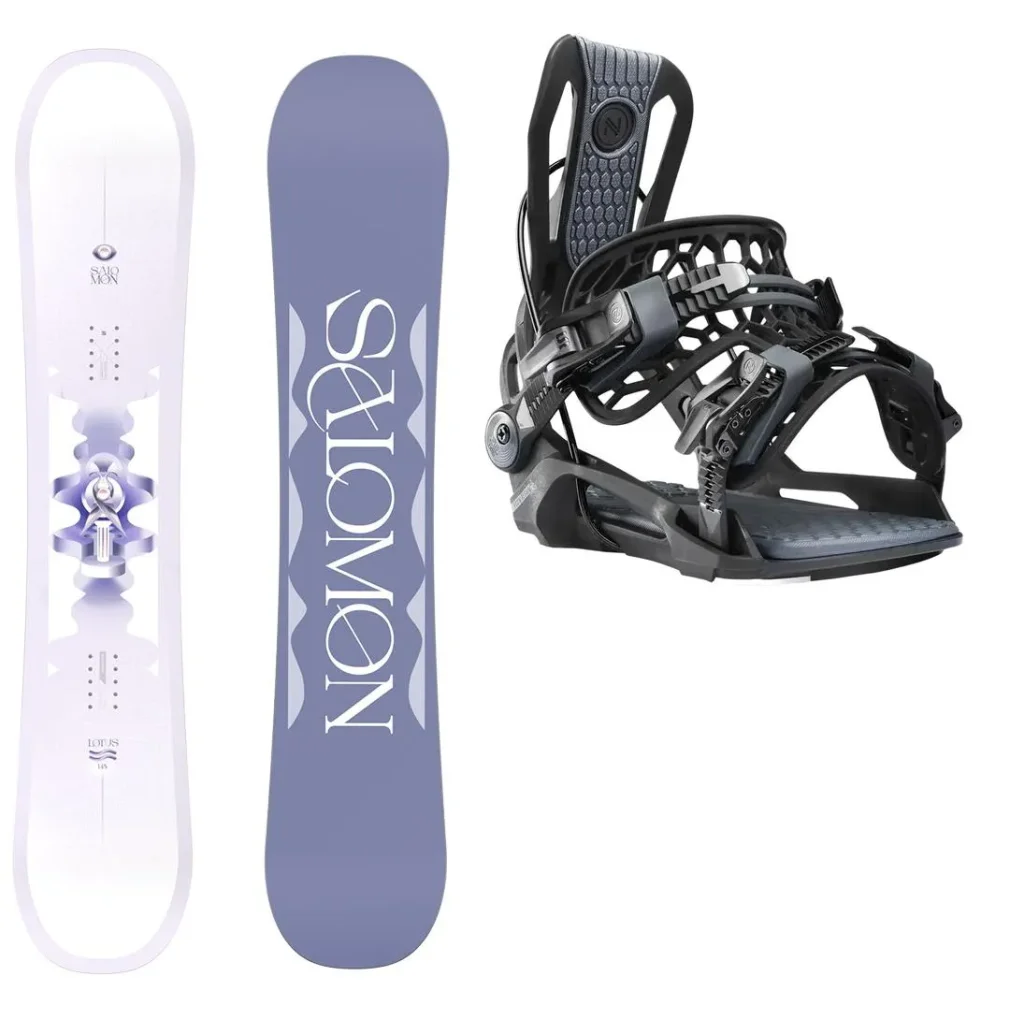SALOMON Lotus + Fix NIDECKER Flow Fenix /noir