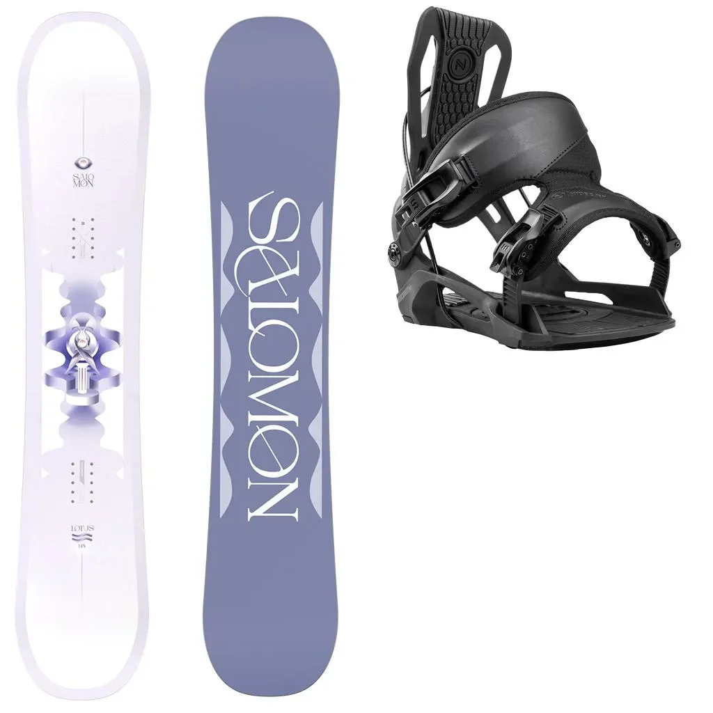 SALOMON Lotus + Fix NIDECKER Flow Nexus /black