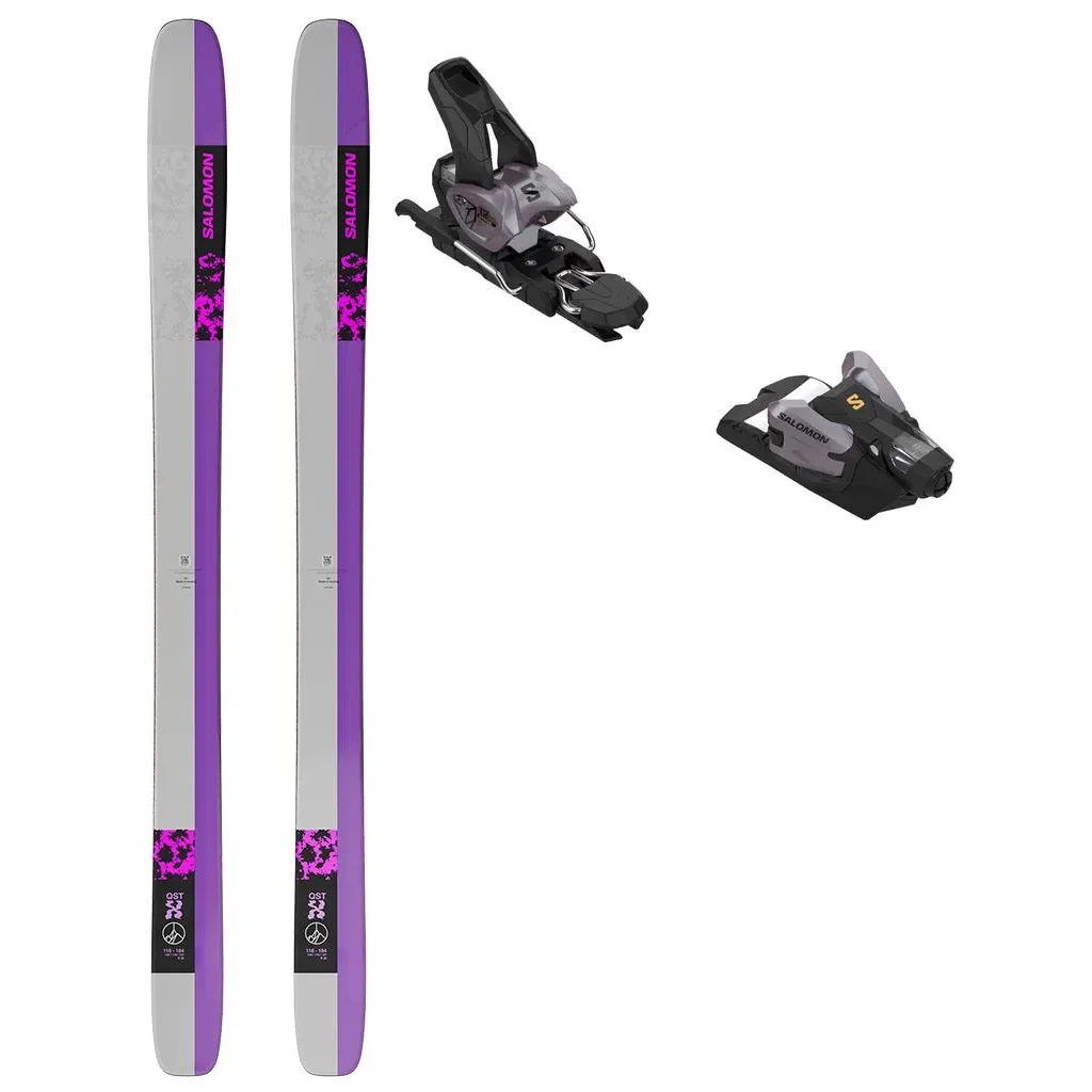 SALOMON Qst X /black shocking pink lunar rock + Fix SALOMON Strive 12 Gw /silver shifted