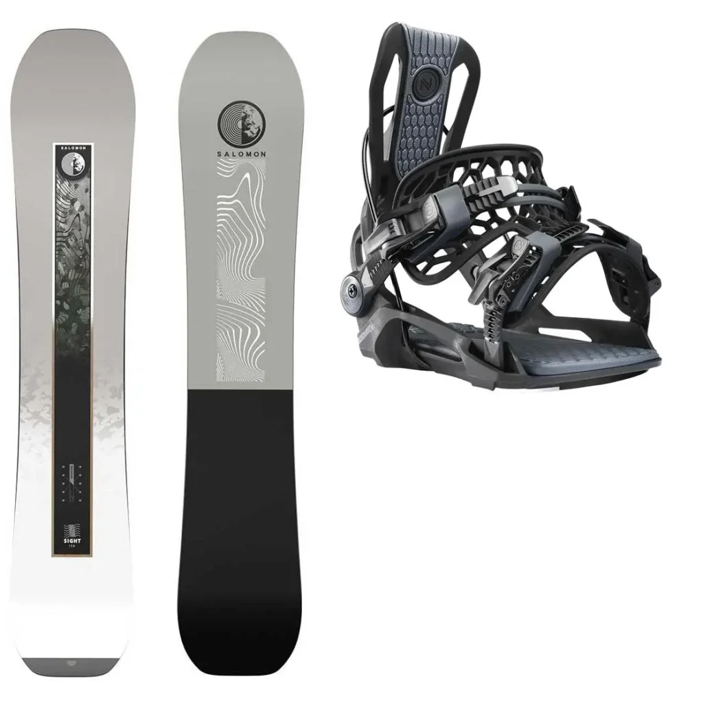 SALOMON Sight Wide + Fix NIDECKER Flow Fenix /black