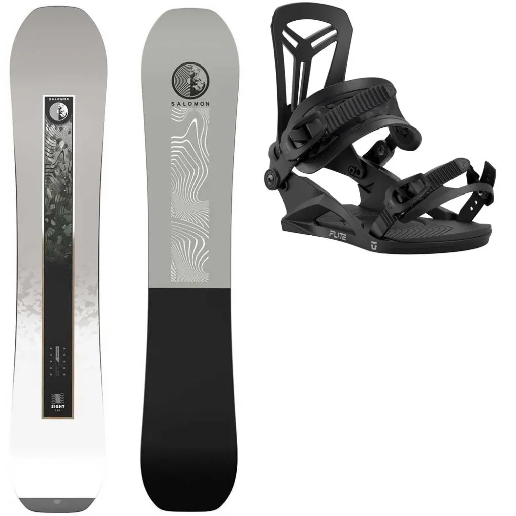 SALOMON Sight Wide + Fix UNION Flite /noir