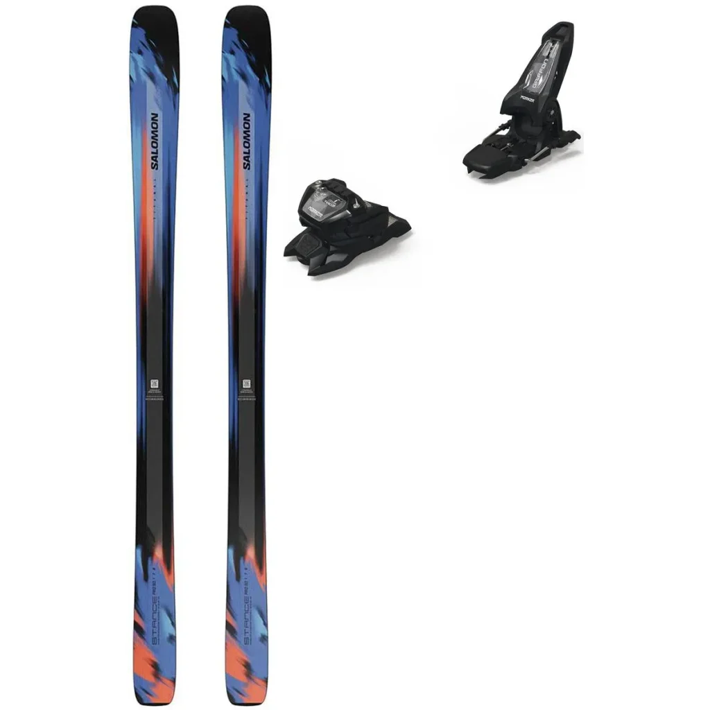 SALOMON Stance Pro 90 /bleu yonder nasturtium noir + Fix MARKER Griffon 13 ID /noir