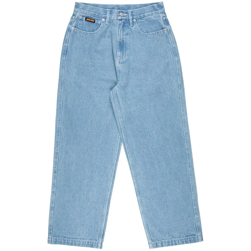 SANTA CRUZ Classic Baggy Jeans W /bleach blue