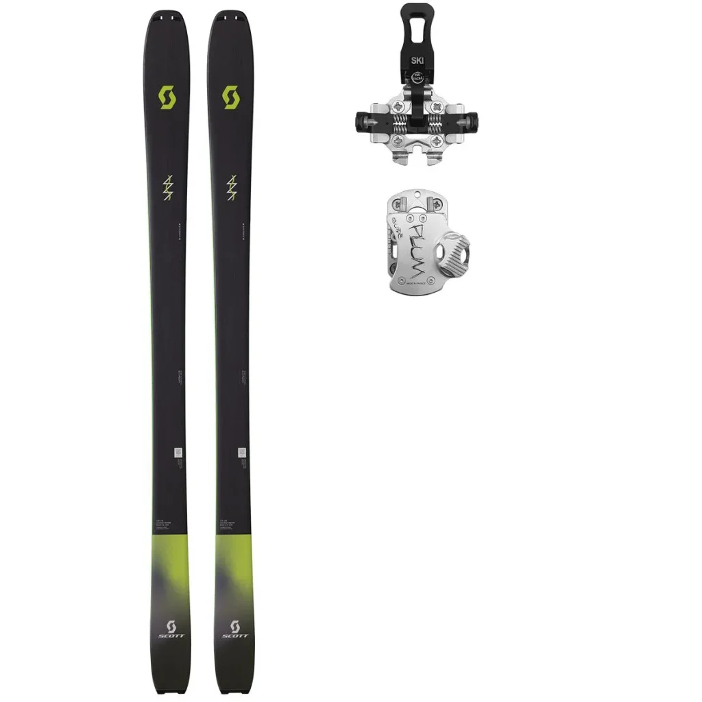 SCOTT Explorair 88 /noir + Fix PLUM Guide 12 /gris