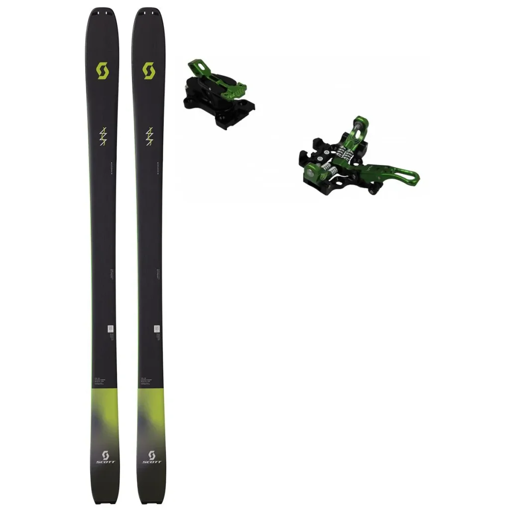 SCOTT Explorair 88 /noir + Fix PLUM Serak 8 /vert