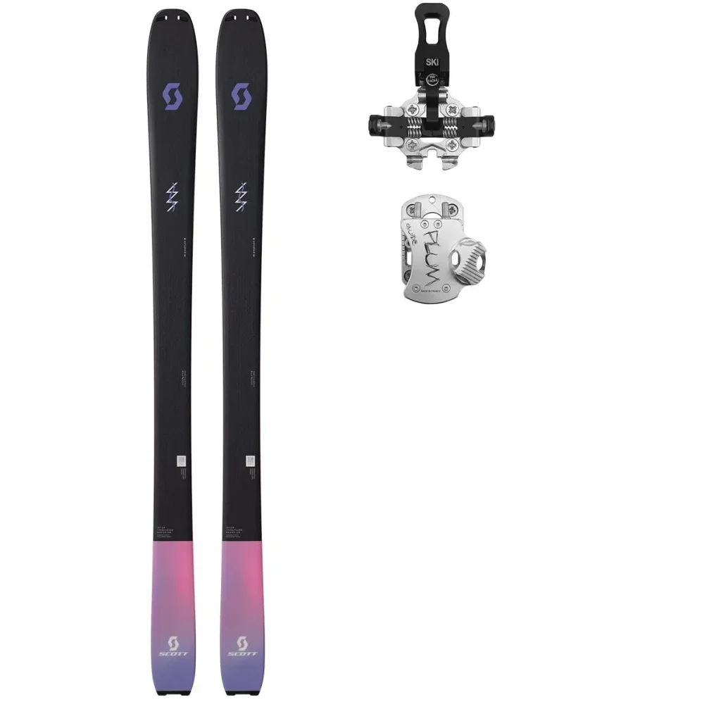SCOTT Explorair 88 W /black purple + Fix PLUM Guide 12 /gris
