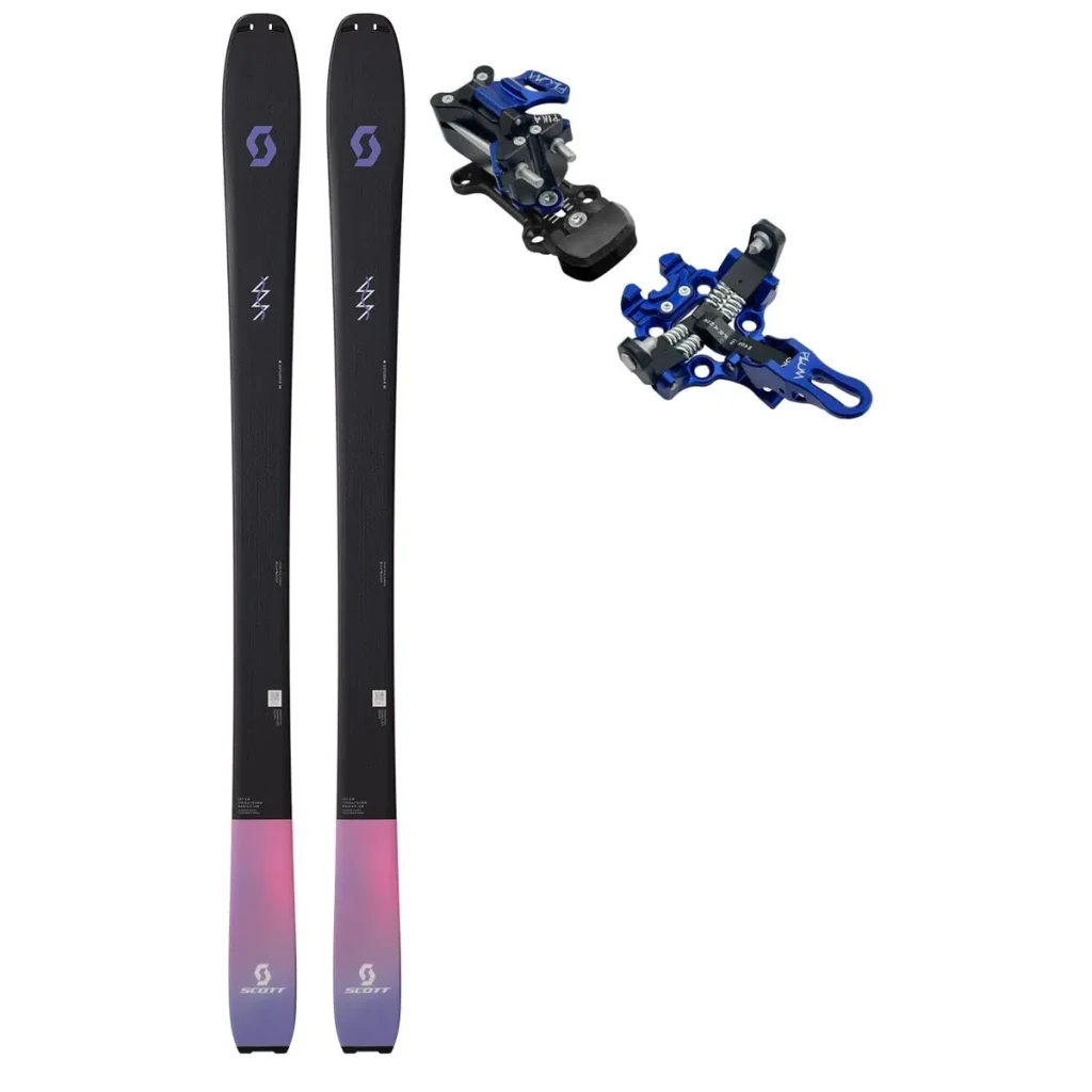 SCOTT Explorair 88 W /black purple + Fix PLUM Pika /bleu