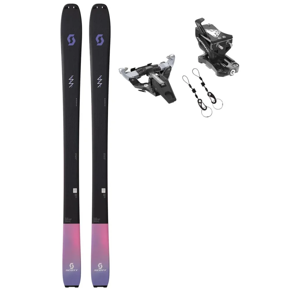 SCOTT Explorair 88 W /noir violet + Fix DYNAFIT Speed Turn /noir argent