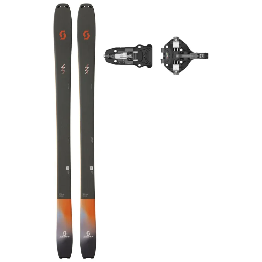 SCOTT Explorair 95 /kaki green + Fix ATK V-Crest 10 LT /black titanium