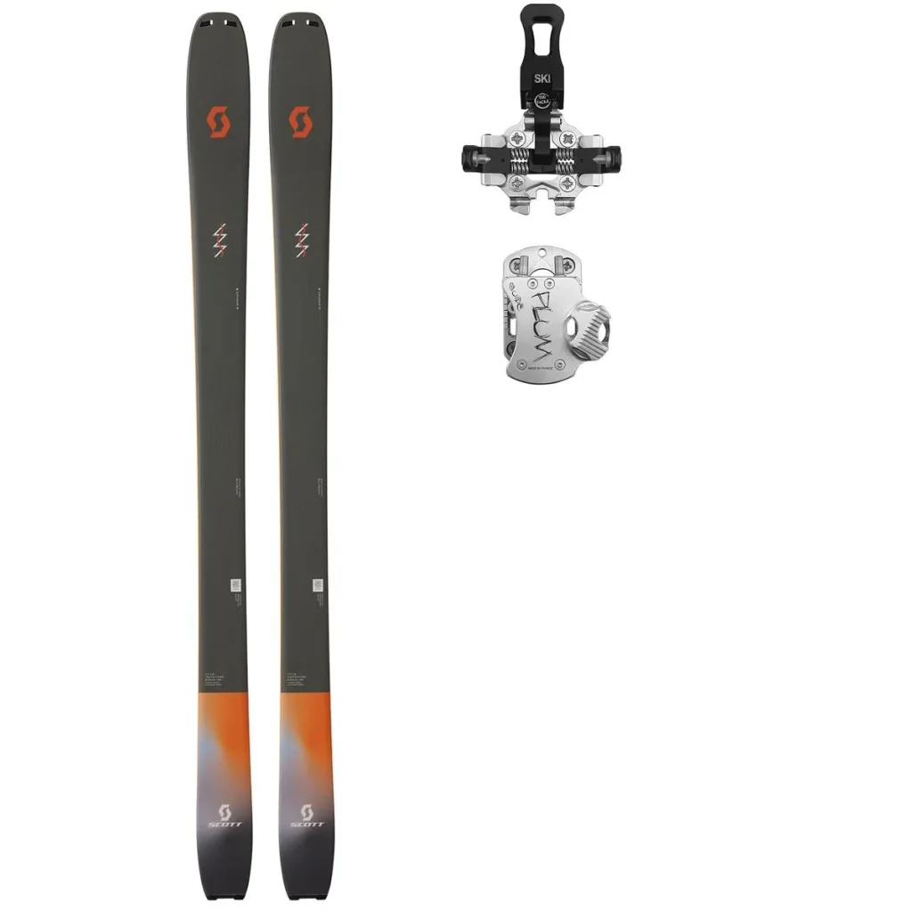 SCOTT Explorair 95 /kaki green + Fix PLUM Guide 12 /gris