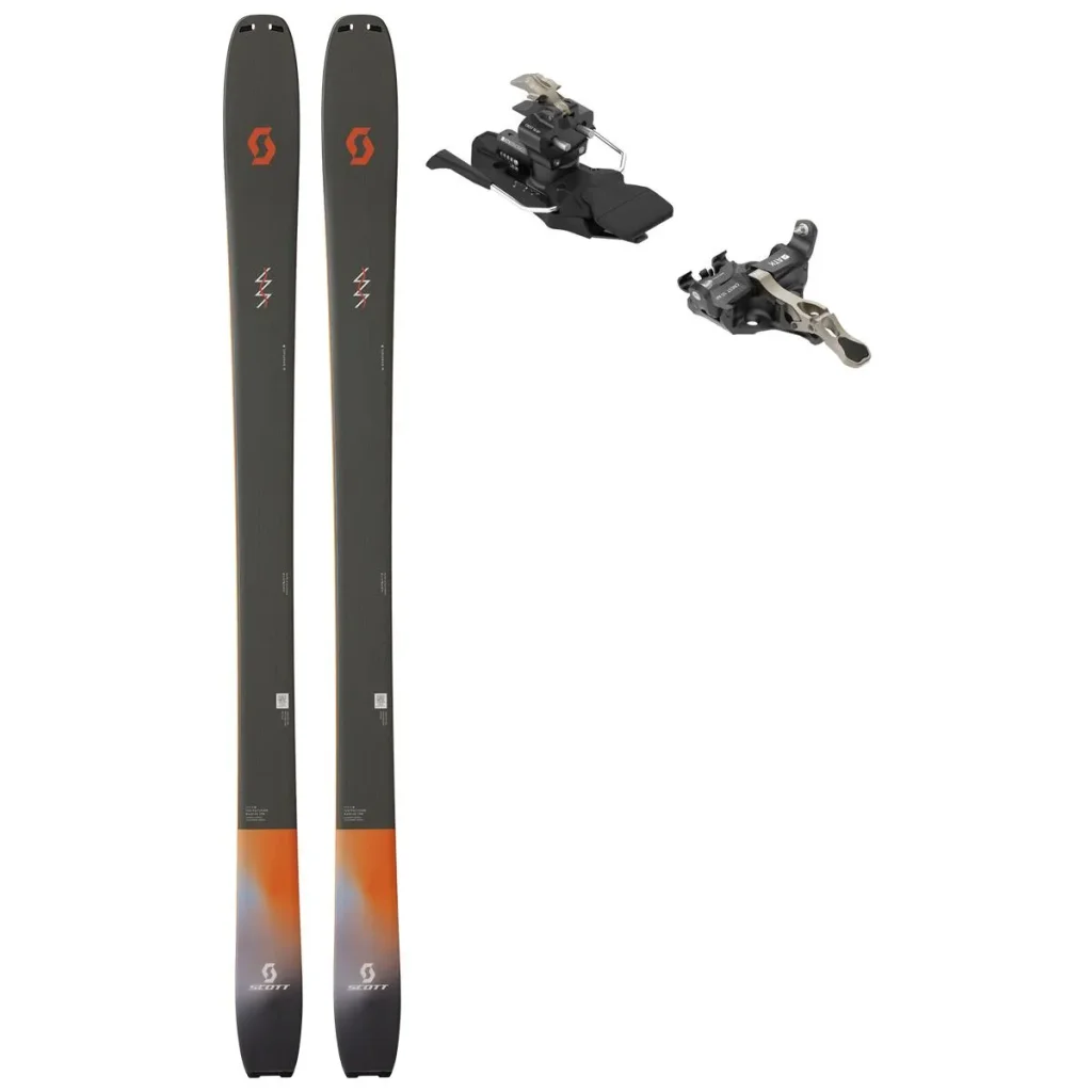 SCOTT Explorair 95 /kaki vert + Fix ATK Crest 10 /freins 97 mm /foncé bronze