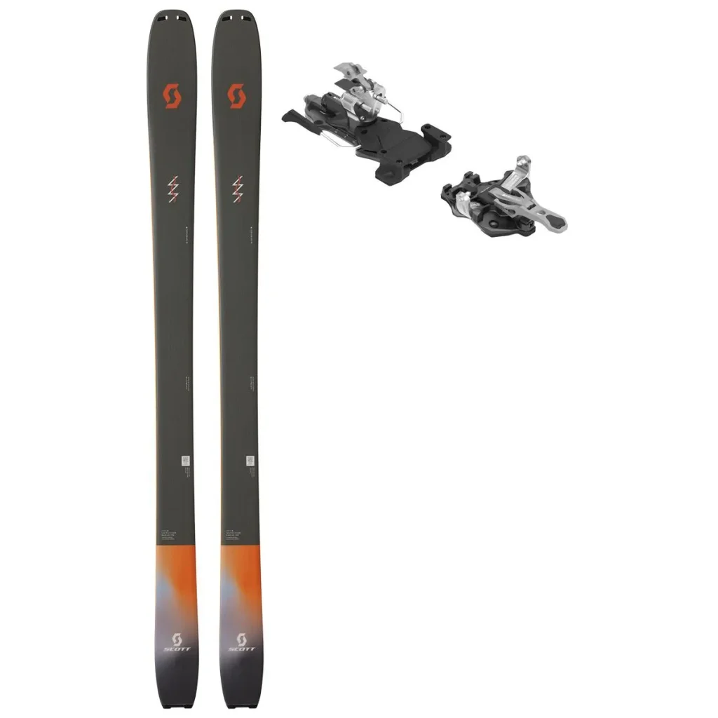 SCOTT Explorair 95 /kaki vert + Fix ATK Freeraider 15 Evo /freins 102 mm /titanium