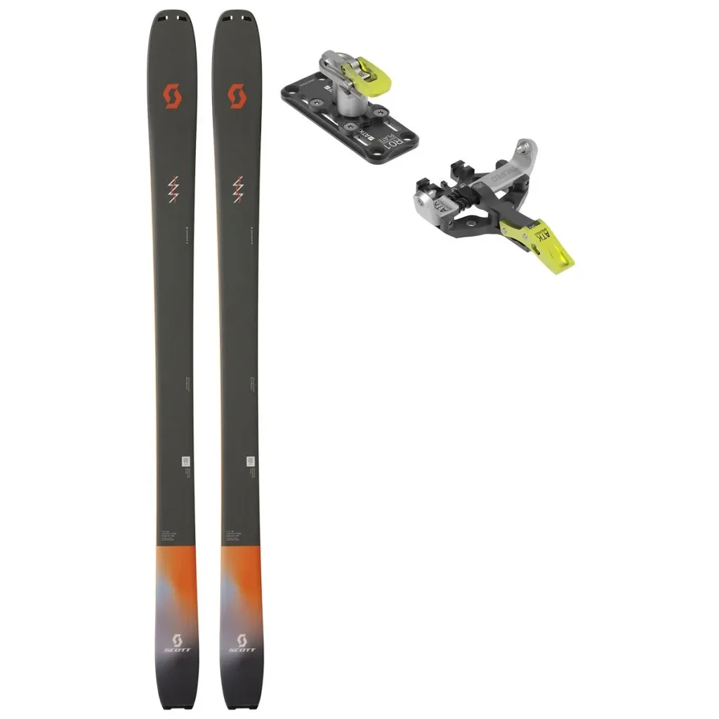 SCOTT Explorair 95 /kaki vert + Fix ATK Trofeo 8 Plus