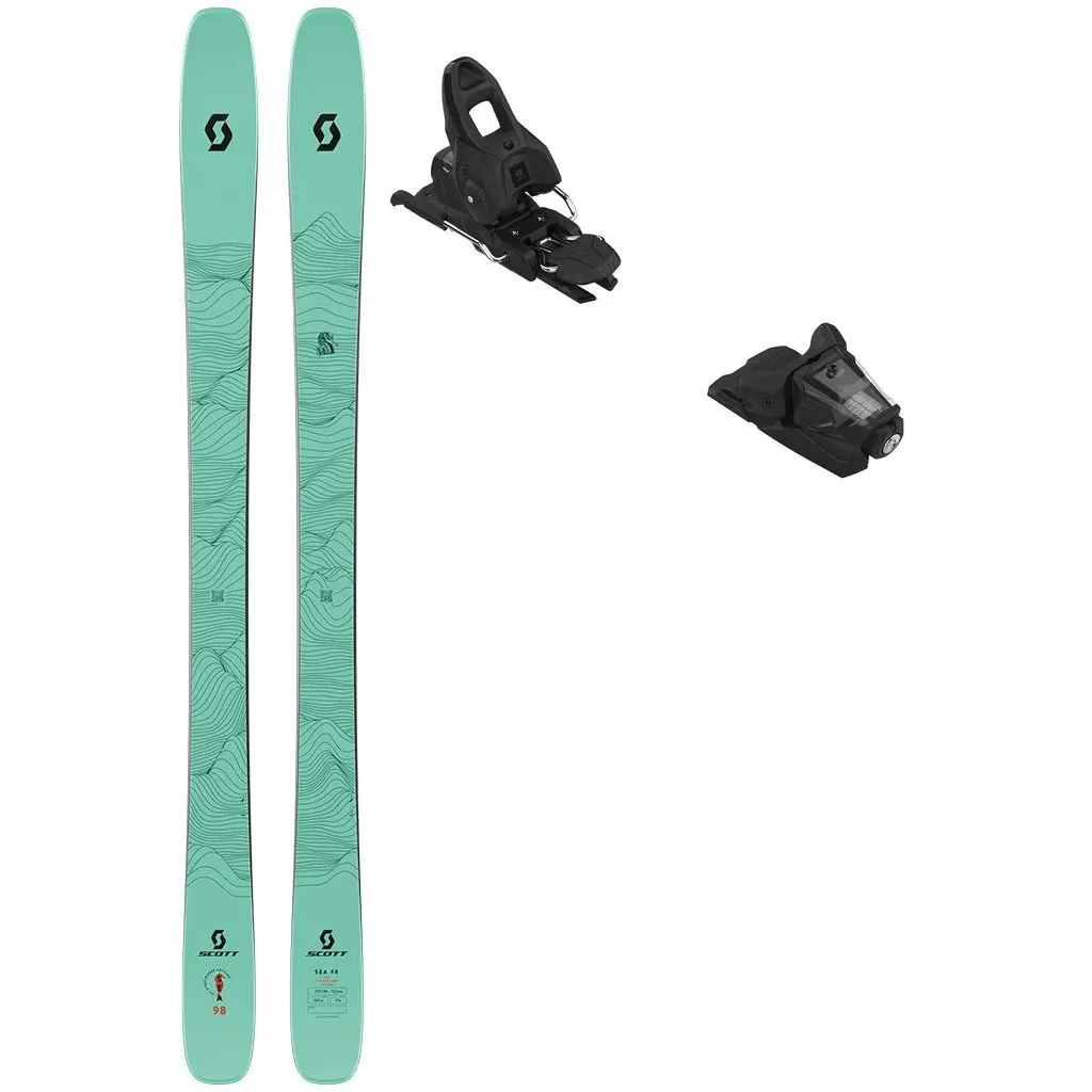 SCOTT Sea 98 /menthe vert rose + Fix ARMADA Stage 10 Gw /noir