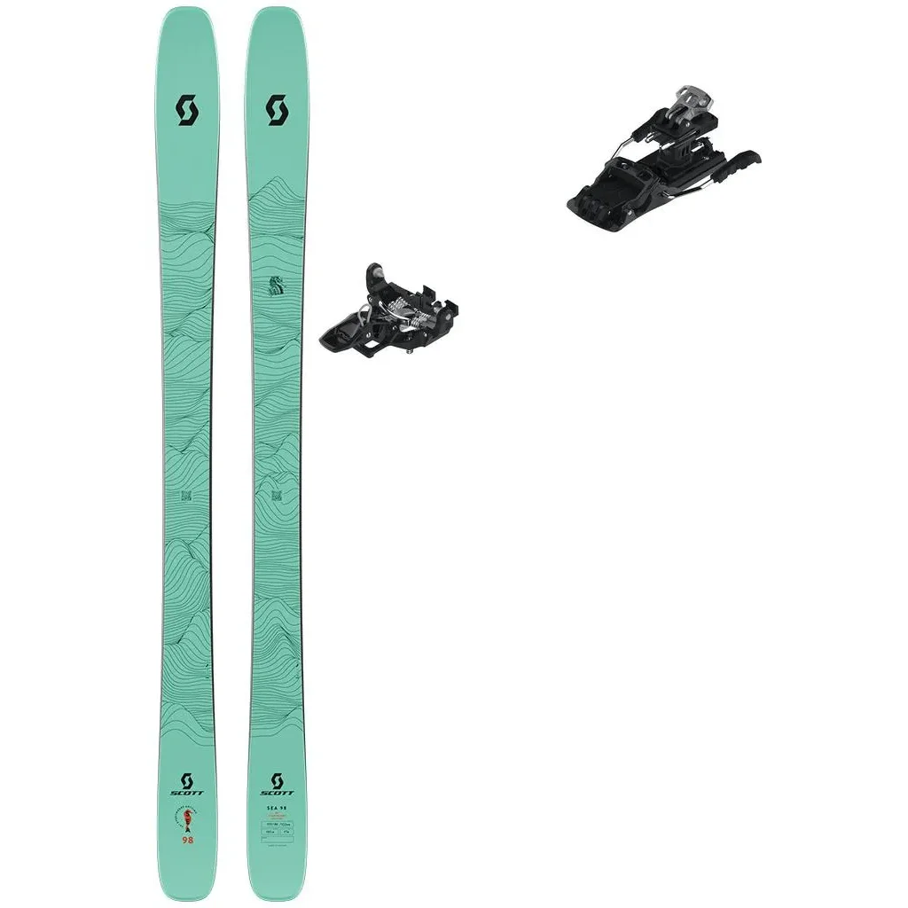 SCOTT Sea 98 /mint green pink + Fix ARMADA Tracer Tour /Freins Black