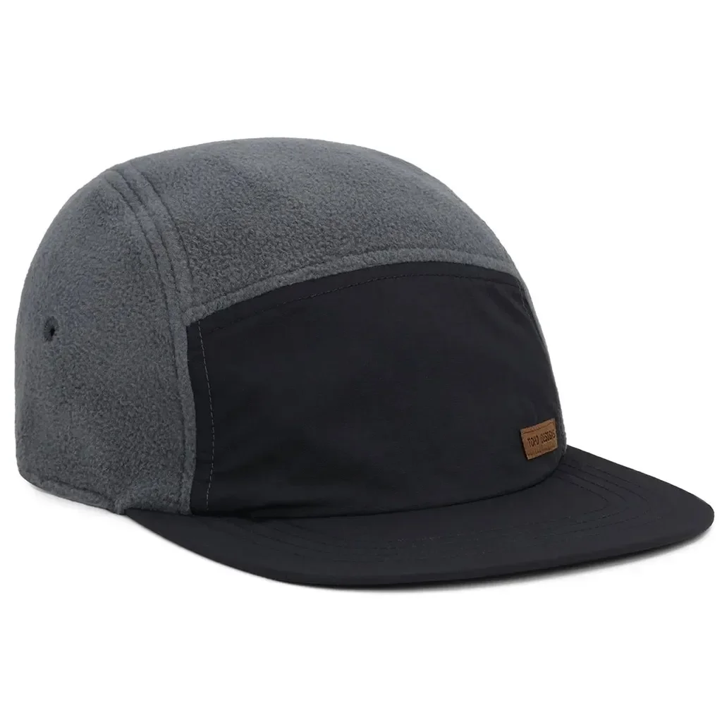 TOPO DESIGN Full Dome Fleece Cap /asphalt black