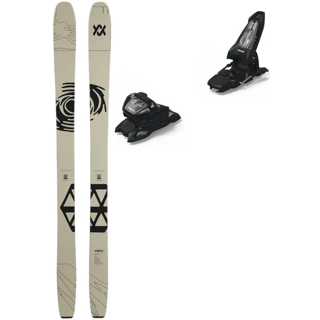 VOLKL Revolt 101 + Fix MARKER Griffon 13 ID /noir